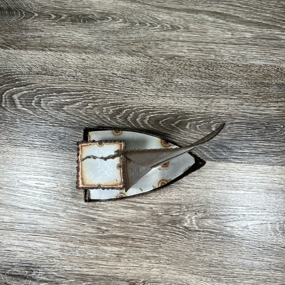 Rustic Welded Art Sailboat - Picture 4 of 5